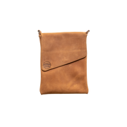 Envelope Flap Leather Crossbody Bag