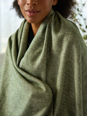 Bamboo Blend Herringbone Tassel Throw