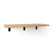 Solid Hardwood Deep Wall Shelf