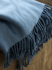 Bamboo Viscose Tassel Throw