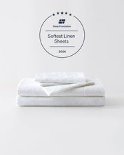 Stonewashed European Linen Sheet Set
