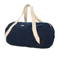 Navy Cotton Canvas Duffle Bag
