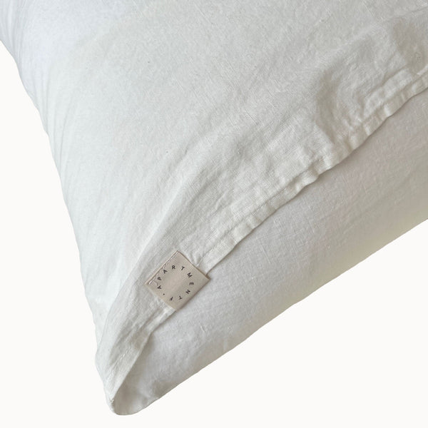 Stonewashed Flax Linen Euro Sham