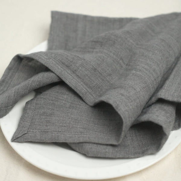 Stone-Washed Linen Napkin Set