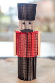 Folded Book Paper Nutcracker Decor