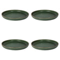 Matte Glazed Ceramic Dinner Plate Set
