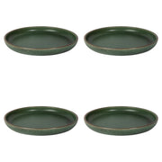 Matte Glazed Ceramic Dinner Plate Set