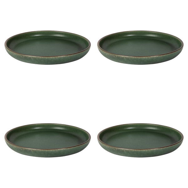 Matte Glazed Ceramic Dinner Plate Set