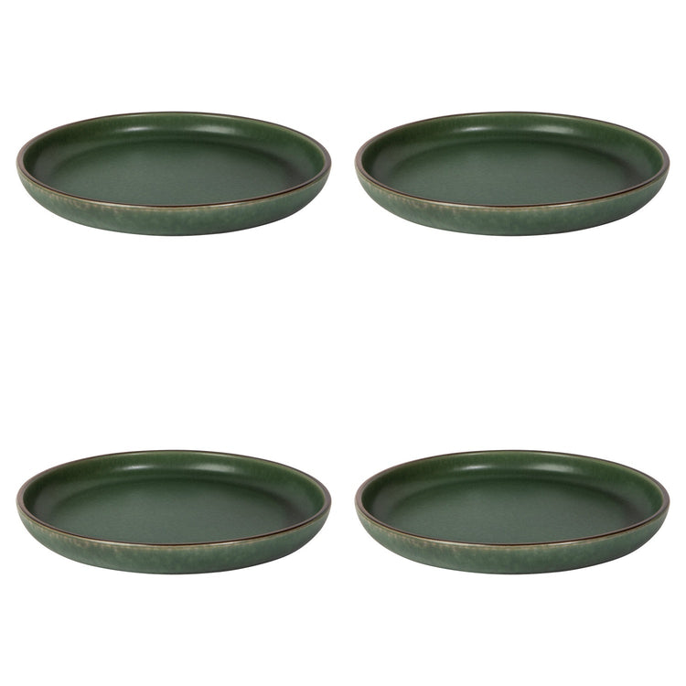 Matte Glazed Ceramic Dinner Plate Set