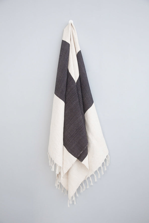 Kilim-Woven Cotton Throw Blanket
