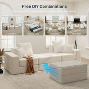 Modular Fabric Sectional Sofa