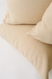 Pinstripe Organic Cotton Lumbar Pillow