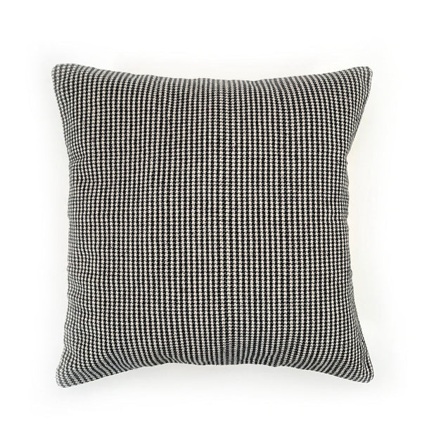 Handwoven Houndstooth Cotton Pillow Cover