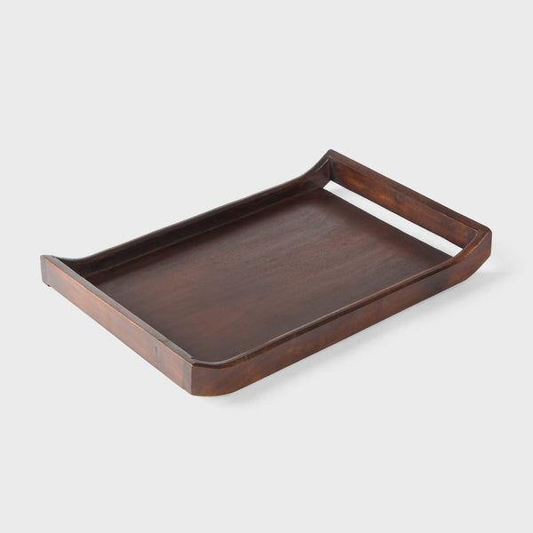 Acacia Wood Serving Tray Set