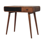 Curved Mango Wood Writing Desk