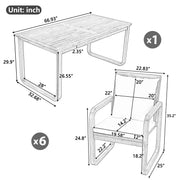 Acacia Wood Outdoor Dining Set