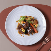 Speckled Ceramic Dinner Plate Set