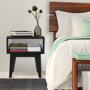 Open-Shelf Acacia Wood Nightstand — additional product view 18