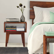 Open-Shelf Acacia Wood Nightstand — additional product view 39