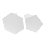 Geometric MGO Coffee Table Set — detail of finish and surface variation