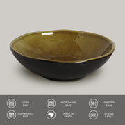 Reactive Glaze Ceramic Bowl Set