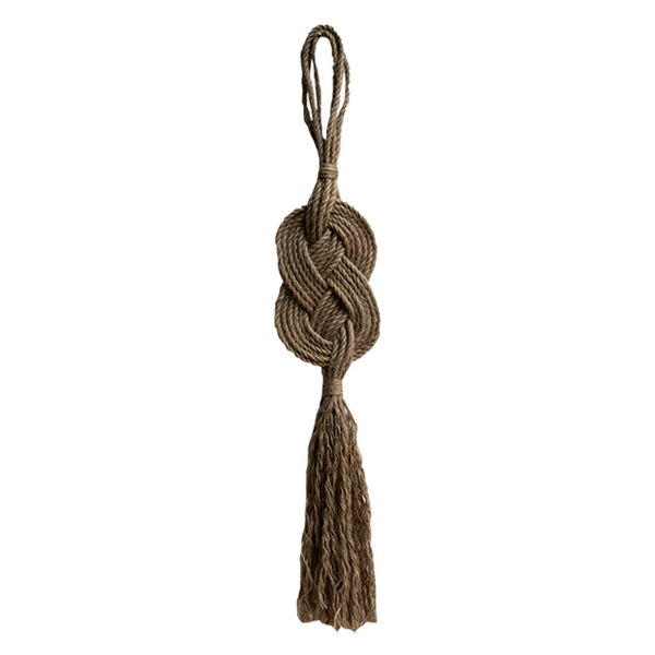 Knotted Jute Fiber Wall Hanging