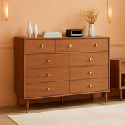 Dark Espresso Six-Drawer Dresser with Anti-Tip