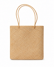 Chevron Seagrass Storage Basket