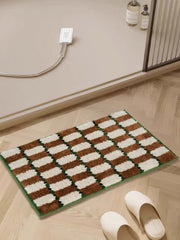 Checker Tufted Bath Rug
