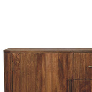 Mango Wood Brass-Handle Sideboard