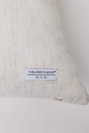 Slub Chenille Bone Throw Pillow
