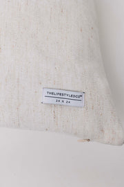 Slub Chenille Bone Throw Pillow