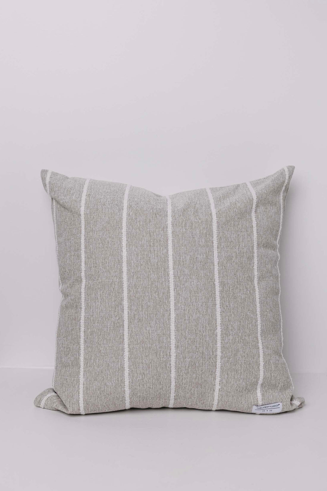 Jolie Textured Slub Stripe Pillow, 3 Sizes
