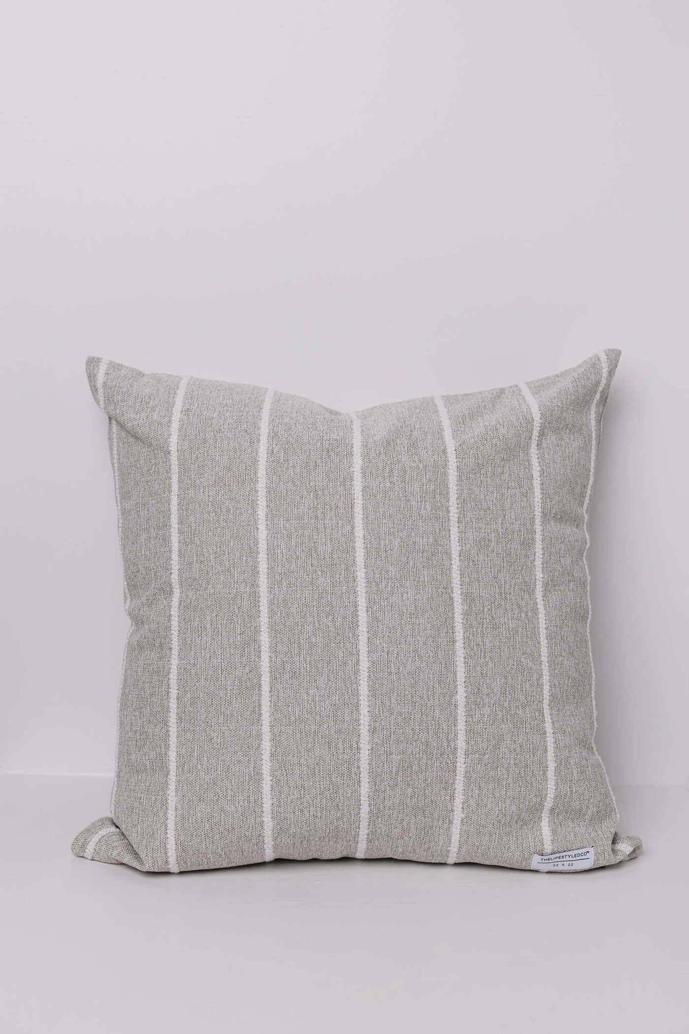 Jolie Textured Slub Stripe Pillow, 3 Sizes
