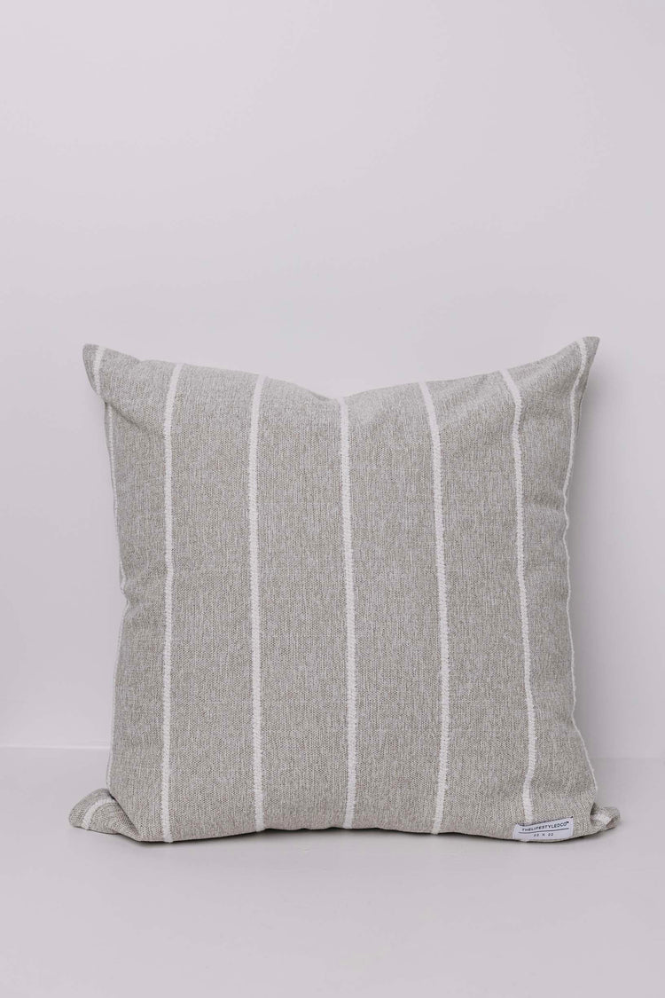 Jolie Textured Slub Stripe Pillow, 3 Sizes