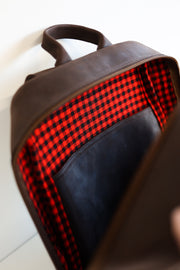 Full-Grain Leather Professional Backpack