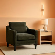 Chenille Upholstered Accent Chair – chair | Roost & Roam