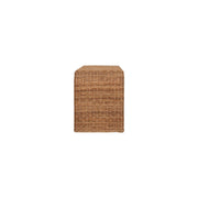 Woven Rattan Waterfall Bench