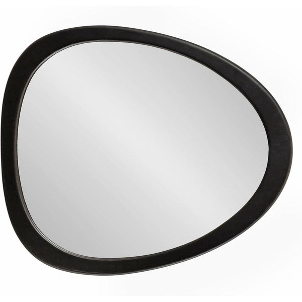Asymmetric Mango Wood Wall Mirror