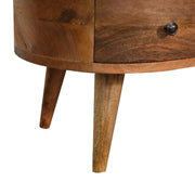 Curved Mango Wood Wave Coffee Table