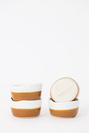 Two-Tone Ceramic Pinch Bowl Set