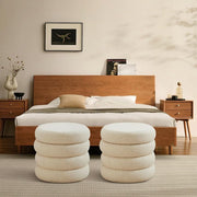 Boucle-Texture Round Storage Ottoman – ottoman (view 9) | Roost & Roam