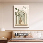 Embossed Canvas Abstract Wall Print — packaging and unboxing view