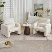 Ribbed Corduroy Upholstered Accent Chair – chair (view 7) | Roost & Roam