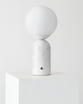 Marble Globe Tall Table Lamp