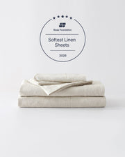 Stonewashed European Linen Sheet Set
