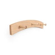 Solid Wood Arched Shaker Peg Coat Rack