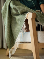 Bamboo Blend Herringbone Tassel Throw