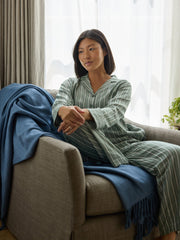 Bamboo Viscose Tassel Throw