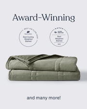 Weighted Cotton Throw Blanket
